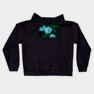 Blooming Flowers. Kids Hoodie